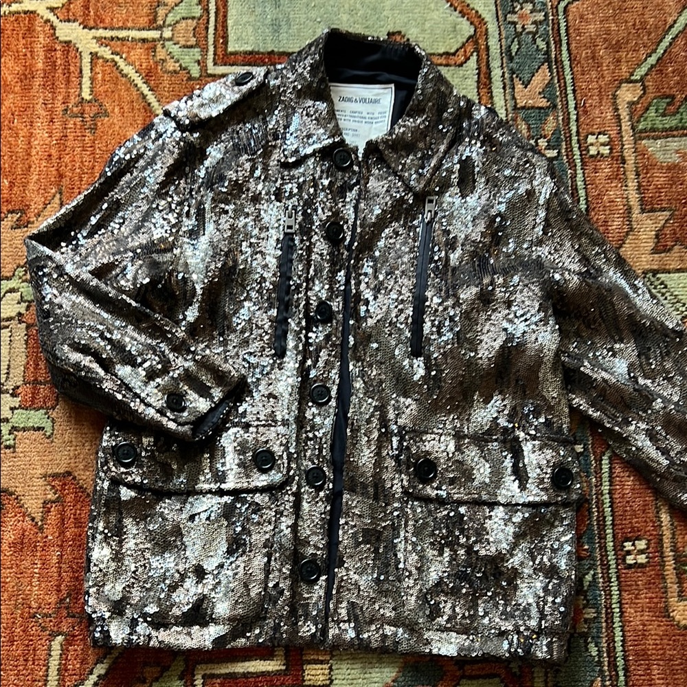 Zadig and Voltaire Sequin jacket